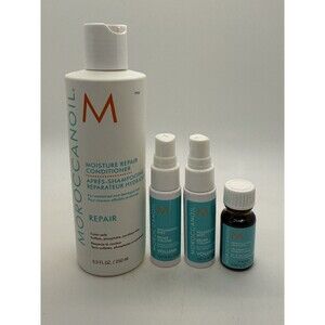 Moroccanoil 1 Treatment, 2 Volume Mist , 1 Moisture Repair Conditioner Bundle 4
